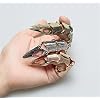 WIIPU 3pcs Cool Men Boys Punk Gothic Rock Scroll Joint Armor Knuckle Metal Full Finger Rings Cosplay halloween Ring