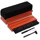 Brosse de nettoyage pour vinyles : l’utilisation régulière de ce kit de nettoyage contribue à prolonger la durée de vie de votre platine vinyle en la gardant propre et bien entretenue. accessoires pour disques vinyles
