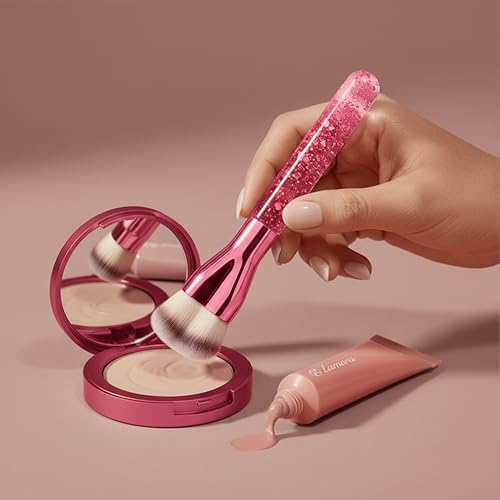 Blending Liquid Makeup Foundation Brush - Kabuki Contour Brush, Face Buffing Brush With Pro Quality Synthetic Dense Bristles For Stippling Mineral Cream, Powder, Blush - Thumbnail 3