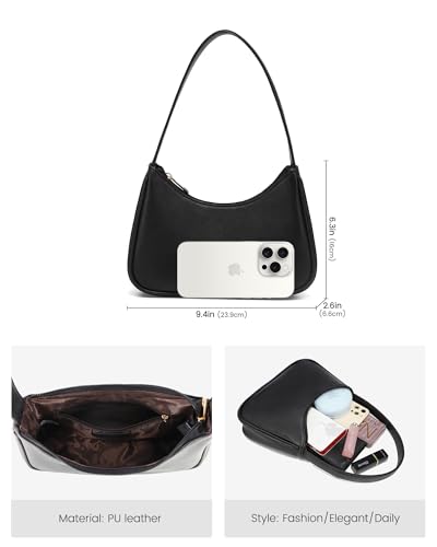 LOVEVOOK Handtaschen Damen Klein Umhängetasche Tasche Schultertasche Handbags for Women Unterarmtasche Clutch Mini Handtasche Messenger Bag für Frauen Dating Party Einkaufe