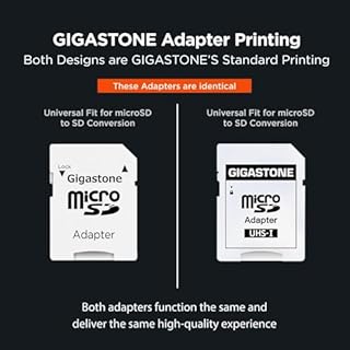 [5 Ans Récupération de données Gratuite] GIGASTONE Carte Mémoire 512 Go 4K Caméra Pro, Compatible avec GoPro Dron, Vitesse 150/120 Mo/s, 4K Vidéo, A2 U3 V30 Carte Micro SDXC avec Adaptateur SD.