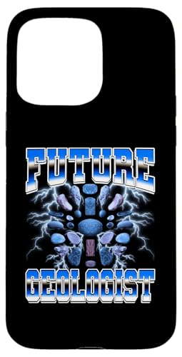 Futur géologue Rockhounding Rockhound Geology, années 90, Bootleg Coque pour iPhone 15 Pro Max