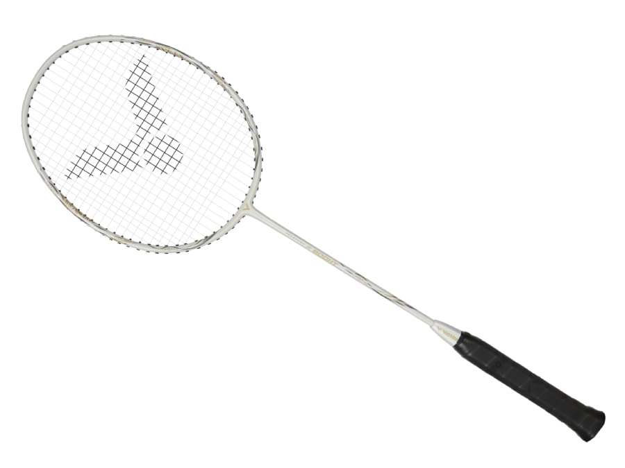 VICTOR JS-800HT A-4U JetSpeed Series Strung Badminton Racket - Pearly White