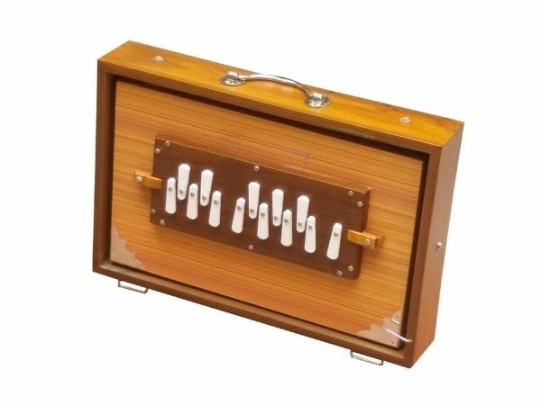 Shruti Box ~ Größe (38,1 x 25,4 x 7,6 cm) ~ Teakholz ~ Swar Peto ~ 440Hz ~ Mantra ~ Shruti ~ Chant