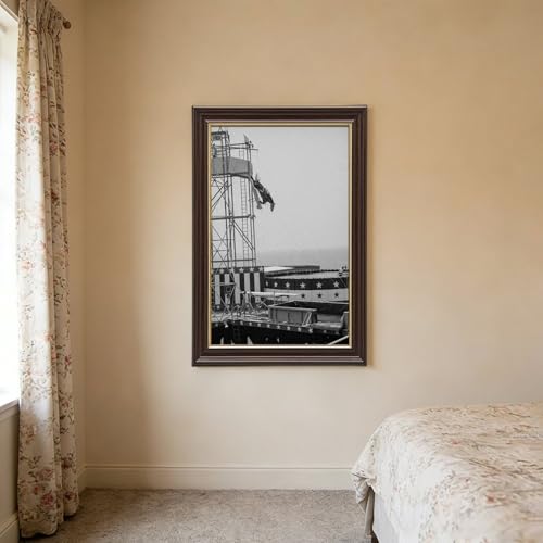 Impression sur toile vintage cheval plongeant petit format mur - 3