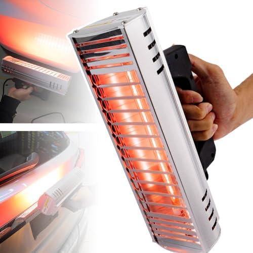 Infrared Paint Curing Lamp - Handheld Short Wave Dryer for Car Bodywork Repair, 0-100°C Temperature Range, 250mm Length, Fast Efficient Drying Solution