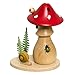 Produktbild Drechslerei Kuhnert - Rauchfigur, Räucherfigur - Rauchpilz - ca. 14 cm - Made in Germany (Fliegenpilz)