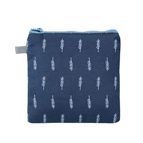 Preisvergleich Produktbild Kopfhörer Aufbewahrungstasche Tragbare Kosmetiktasche Damen Make Up Tasche Aufbewahrungstasche Dunkelblau