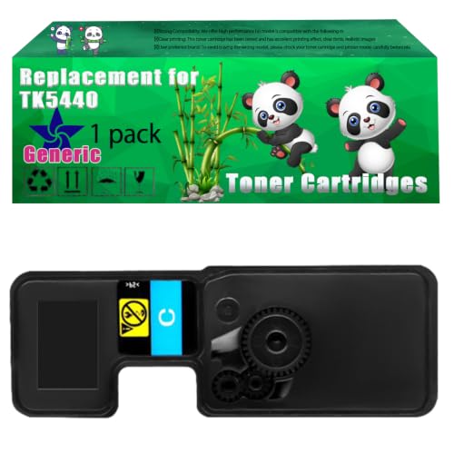 Image of Replacement TK5440 Toner Cartridges Compatible for Kyocera MA 2100 cfx MA 2100 cwfx MA 2100 cwx MA 2100 Series Printers, Up to 4000 Pages, Vivid Colors, Contains Chip (1 Pack Cyan)