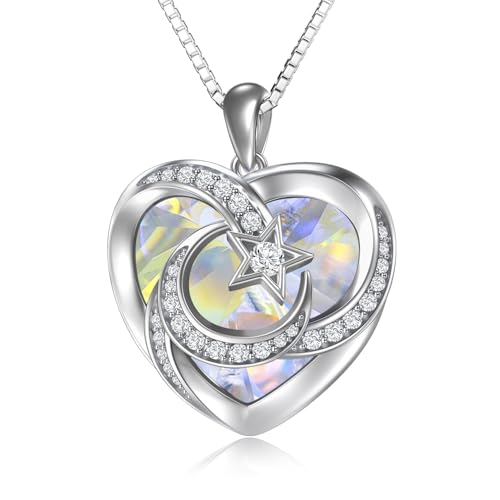 Collier lune et étoile, le symbole d'un amour éternel pour elle
