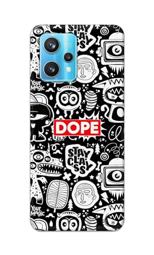 Image of Printed Hard Back Cover Case for Realme 9 Pro Plus 5G | Realme 9 Pro+ 5G Back Cover (Mixed Cartoons) -1111