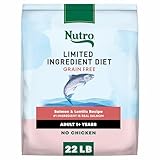 Nutro Limited Ingredient Diet Dry Dog Food, Salmon & Lentils Recipe, 22 lbs.