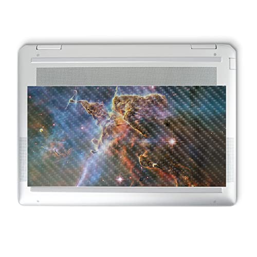 Image of MightySkins Carbon Fiber Skin Compatible with HP Spectre x360 14 inch (2022) Full Wrap Kit - Golden Nebula | Protective, Durable Textured Carbon Fiber Finish | Easy to Apply | Made in The USA