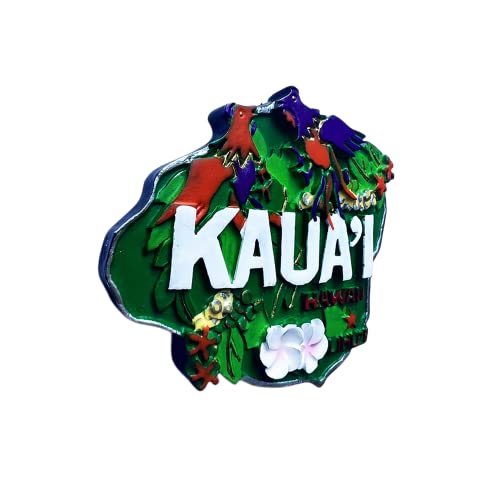 Imán decorativo Kauai Hawaii para refrigerador miniatura 3