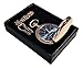 Personalized Pocket watch, Customized pocket watch engraved gift. Box included, Stainless chain and engraving is included.