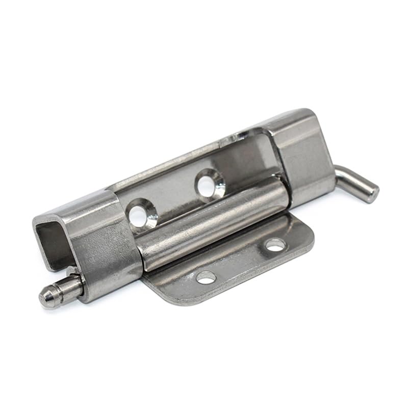 Charnière débrochable inox avec axe pour coffret électrique extérieur