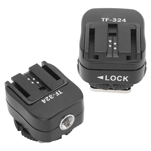 Adaptateur de griffe flash double connexion avec prise synchro PC synchrone