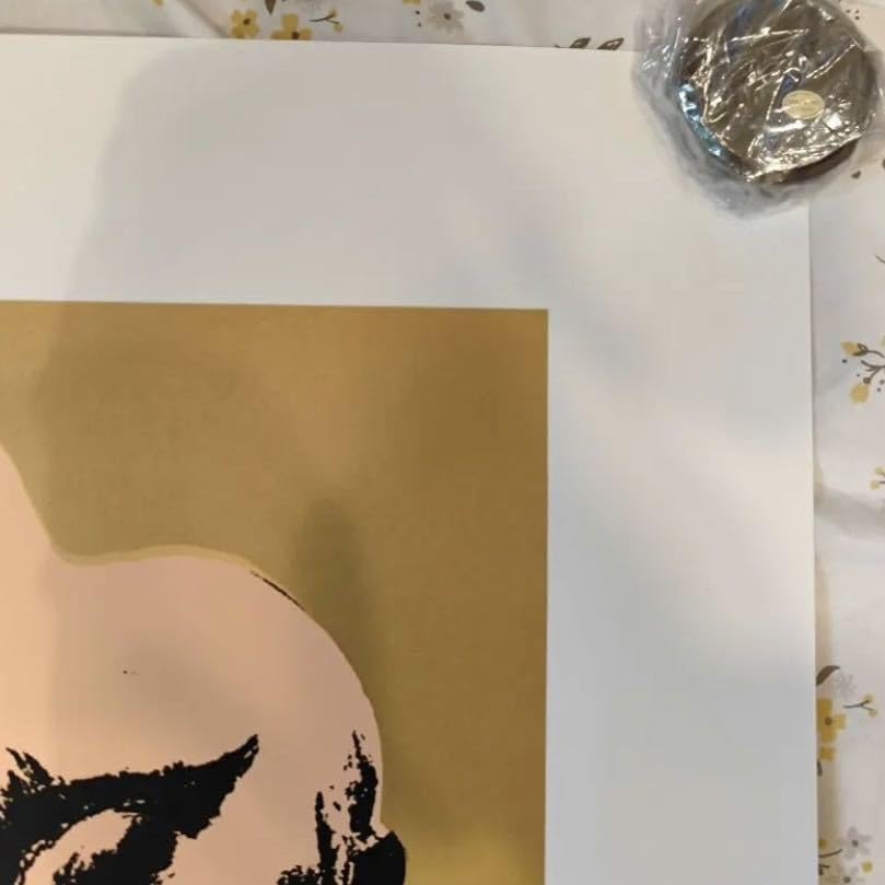 WCP Banksy KATE MOSS GOLD Kate Moss Reproduction Silk Screen