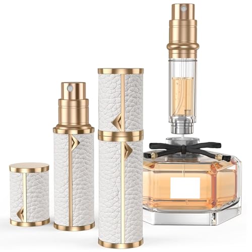 KONNAO Botella recargable de viaje de perfume de 5 ml, atomizador...