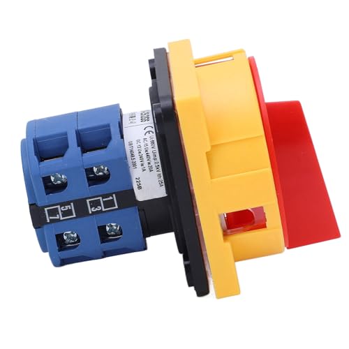 Interruptor de Mudança de Câmera Rotativa 25a Com Cadeado Universal Seletor de Câmera Rotativa Inter