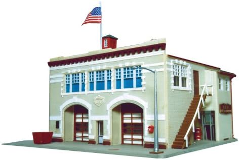 Life-Like Trains HO Scale Building Kits - Fire House