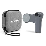 MOVMAX Telecomando wireless con custodia per DJI Osmo Pocket 4/3/2, supporto per telefono Magsafe con joystick effetto Hall, lunga durata della batteria, connessione Bluetooth, supporto per controller