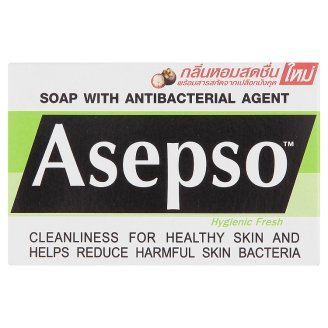 Asepso Hyginic Fresh Soap Antibacterial Agent 80g x 4 pcs.