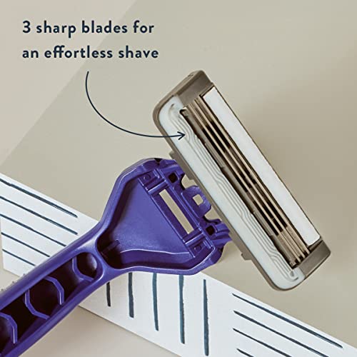 Harry's Men's Disposable Razors, 3-Blade Razors With Lubricating Strip And Pivoting Head, 10 Count #TOP1
