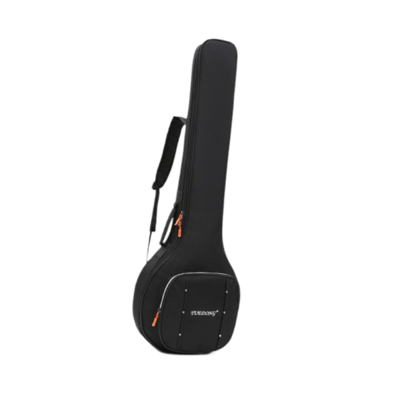 JISADER Banjo Gig Bag Banjolele Case con cinghia portatile portatile con cinghia portatile Oxford in tessuto Oxford da 10 mm Black