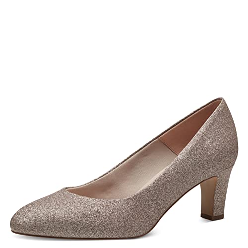 Tamaris Damen Pumps Vegan Blockabsatz; Rose Glam/rosa; 39 EU