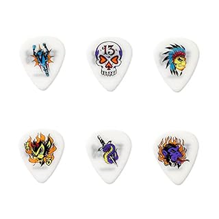 Dunlop BL100T73 Boîte de 6 Médiators Alan Forbes Blackline 0,73 mm - Les Beatles, Paul McCartney, John Lennon, RIngo Starr, George Harrison Dunlop BL100T73 Boîte de 6 Médiators Alan Forbes Blackline 0,73 mm – Image 2