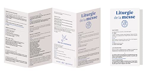 Dépliants Ordinaire de la messe - Pack de 25 ex