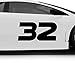 Startnummer 1 ... 99 Aufkleber Auto & Motorrad Zahl Ziffer Rennnummer Nummer Autoaufkleber Racing number Autonummer 2J012, Startnummer:65;Nummer Höhe:14cm