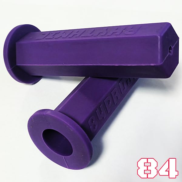 Amazon.co.jp: 84グリップ 紫 ハチヨン 六角グリップ ハンドル