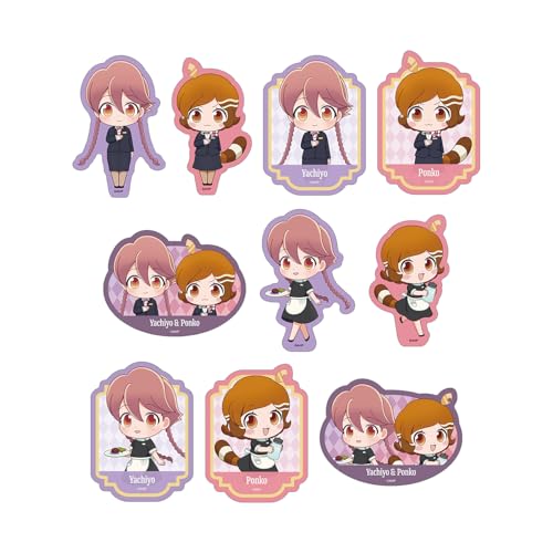 TV Anime Apocalypse Hotel Trading Chibi Character Hotel Monterey Uniform & Morning Staff Ver. Die Cut Stickers Box of 10