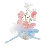 Anneome 車の装飾品 車の装飾インテリア 車のダッシュボードアクセサリー 蝶の装飾 車の豪華なインテリア装飾 車のダッシュボードの装飾アイテム インテリアオーナメント プラスチック