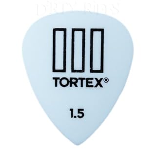 Modèle Tortex TIII Dunlop Lot de 12 médiators/plectres 1.50 mm blanc dans une boîte de rangement pratique - Les Beatles, Paul McCartney, John Lennon, RIngo Starr, George Harrison