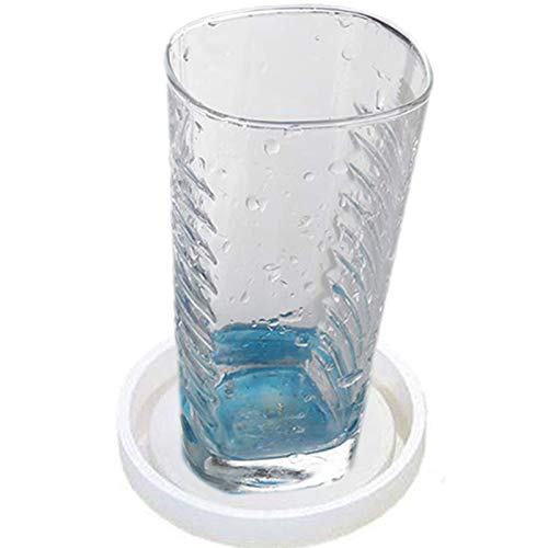 Lot De 4 Grands Moules Ronds En Silicone Pour Dessous De Verre Diametre 10 Cm Pour Moulage En Resine Et Ciment~p141017877