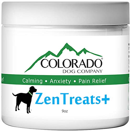ZenTreats+ by ColoradoDog - 100% Natural Hemp Seed Oil Dog Treats - 120 Count Hemp Soft Chews  for Dog Arthritis -Dog Calming - Dog Anxiety - Dog Pain Relief - Made in USA