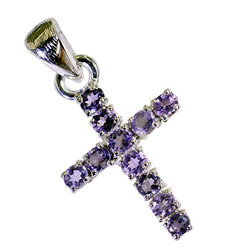 Croix améthyste argent, un collier protecteur rempli de sérénité - 4