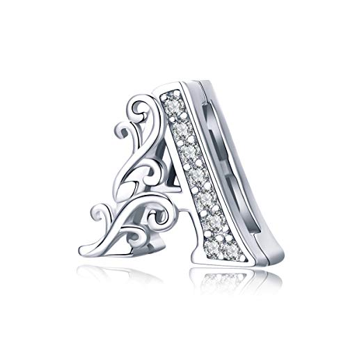 GemKing SCX111 forest letter A-clip S925 Sterling Silver bracelet