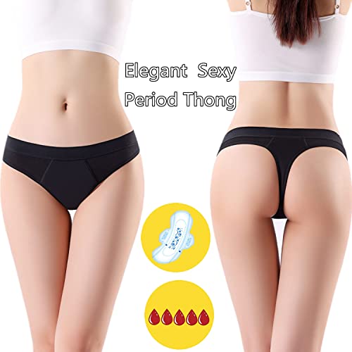 Period Underwear for women 20ML Heavy Flow Absorbent thong Leak Proof Period Thongs,Period Panties Tangas2