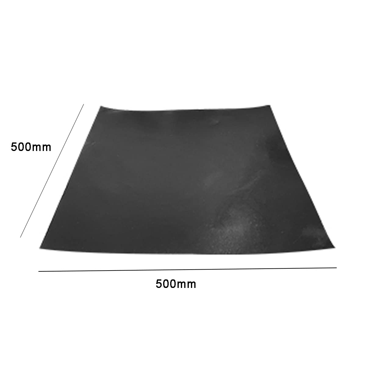 Graphite Blank Block, Graphite Plate Sheet Paper Electrical Conductivity 500mm x 0.1-0.5mm(500Mm*500Mm*0.5Mm)