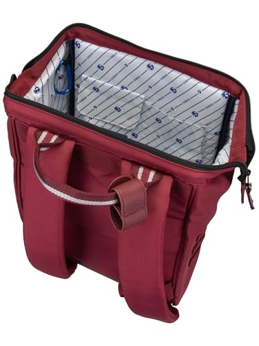 Cabaïa Angers - Sac à dos Adventurer Medium 18L bordeaux imperméable - 4