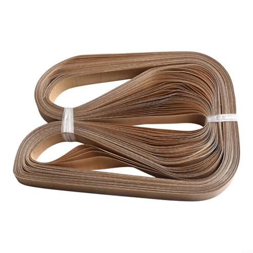 BlissfulAbode Cinta transportadora de PTFE 750 x 15 mm, 770 x 15 mm, 810 x 15 mm, resistente al calor, de -60 °C a 280 °C, 50 unidades, para sellador de banda continua FR-900 FR-770 FR-810 (770 x 15