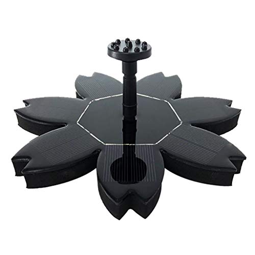 Preisvergleich Produktbild 5V Solar Springbrunnen,Teichpumpe Solar Monokristalline Panel Solarpumpe Fontäne für Gartenteiche, Fisch-Behälter, Garten Springbrunnen Wasserspiel Dekoration