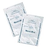 SecurIT Tamper-Evident Deposit Bag, Plastic, 9 X 12, White, 100/pack