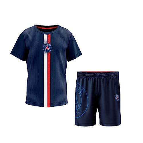 Conjunto PSG Torcedor - Camisa Clove + Short - Infantil Tamanho:6;Cor:Azul