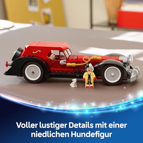 Image of Lego Cruella de Vils Car, Lego 43277 - Villain from 101 Dalmatians, Villains, Novelties 2025 (Includes Printed Tile)