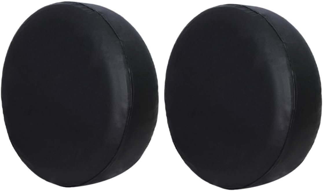 2pcs Spare Tire Cover for Rv and Trailer Wheel Protector Elastic Back for Easy Installation Accessory